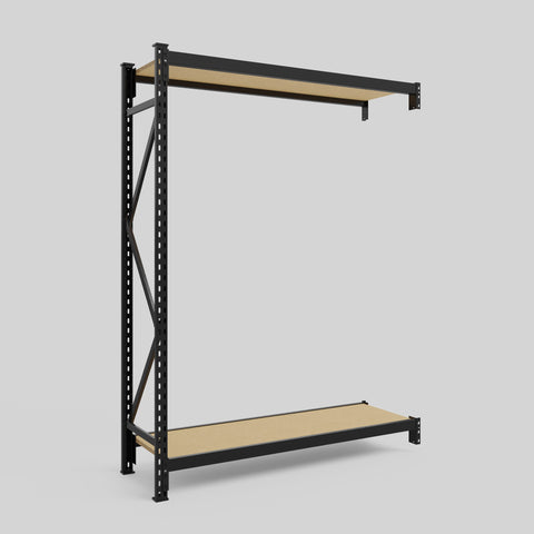 Longspan Metal Shelving - 2100mm High - Add-On Bay - Particleboard Shelf