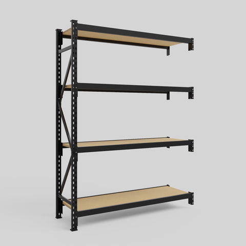 Longspan Metal Shelving - 2100mm High - Add-On Bay - Particleboard Shelf