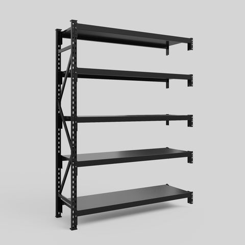 Longspan Metal Shelving - 2100mm High - Add-On Bay - Steel Shelf