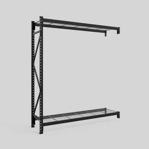 Longspan Metal Shelving - 2100mm High - Add-On Bay - Mesh Shelf