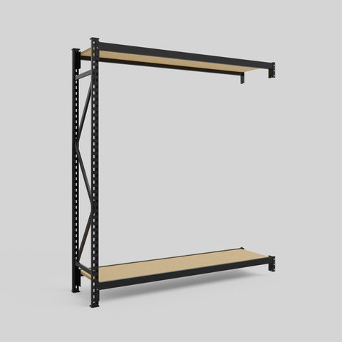 Longspan Metal Shelving - 2100mm High - Add-On Bay - Particleboard Shelf