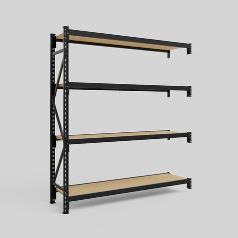 Longspan Metal Shelving - 2100mm High - Add-On Bay - Particleboard Shelf