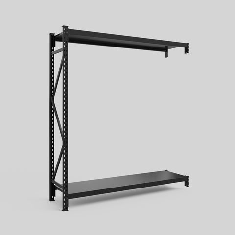 Longspan Metal Shelving - 2100mm High - Add-On Bay - Steel Shelf
