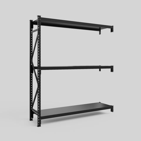 Longspan Metal Shelving - 2100mm High - Add-On Bay - Steel Shelf