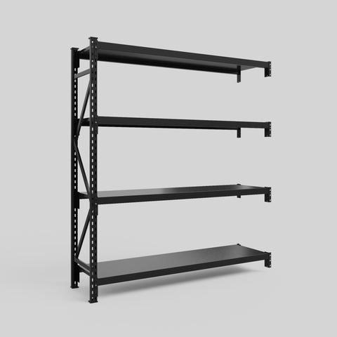 Longspan Metal Shelving - 2100mm High - Add-On Bay - Steel Shelf