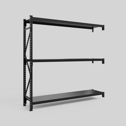 Longspan Metal Shelving - 2100mm High - Add-On Bay - Steel Shelf