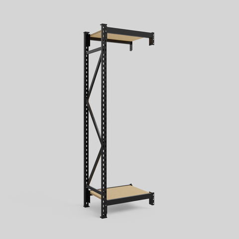 Longspan Metal Shelving - 2100mm High - Add-On Bay - Particleboard Shelf