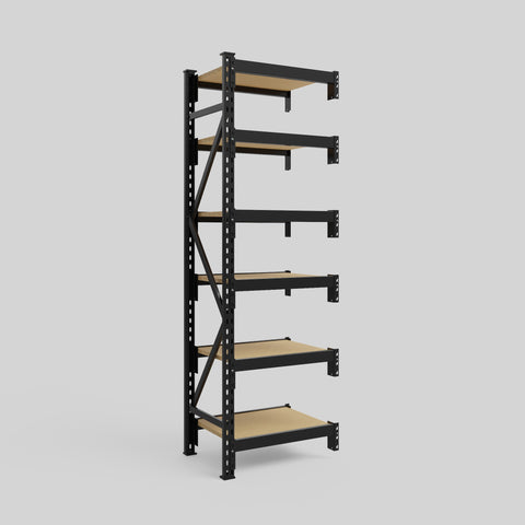 Longspan Metal Shelving - 2100mm High - Add-On Bay - Particleboard Shelf