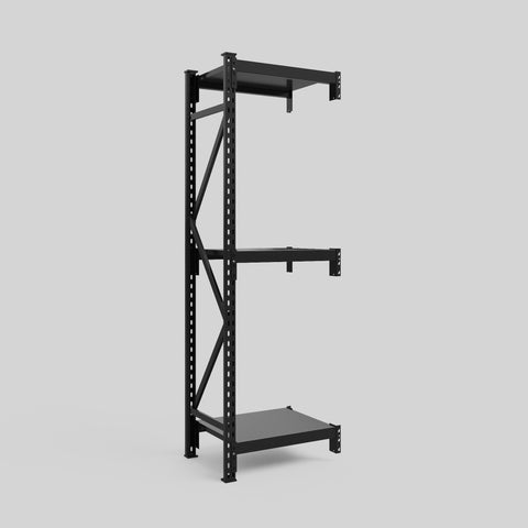 Longspan Metal Shelving - 2100mm High - Add-On Bay - Steel Shelf