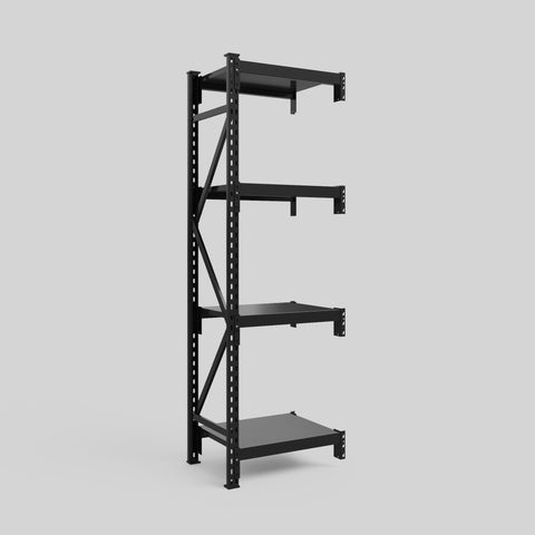 Longspan Metal Shelving - 2100mm High - Add-On Bay - Steel Shelf