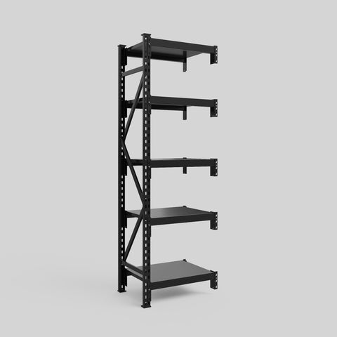 Longspan Metal Shelving - 2100mm High - Add-On Bay - Steel Shelf