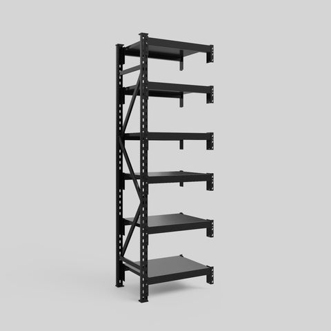 Longspan Metal Shelving - 2100mm High - Add-On Bay - Steel Shelf