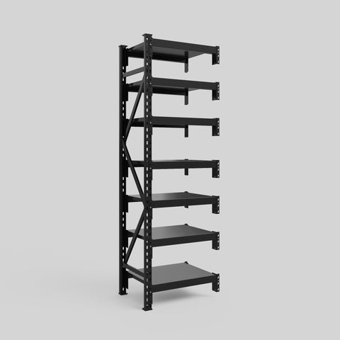 Longspan Metal Shelving - 2100mm High - Add-On Bay - Steel Shelf