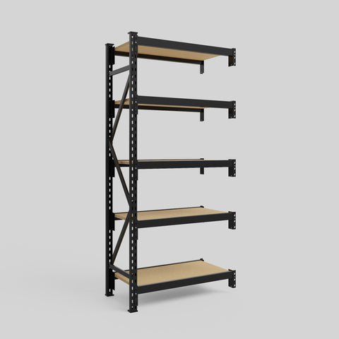 Longspan Metal Shelving - 2100mm High - Add-On Bay - Particleboard Shelf