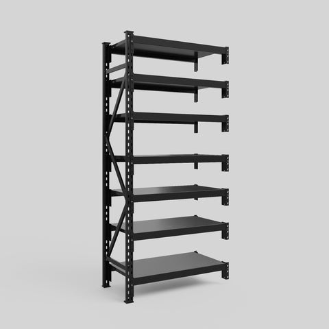 Longspan Metal Shelving - 2100mm High - Add-On Bay - Steel Shelf
