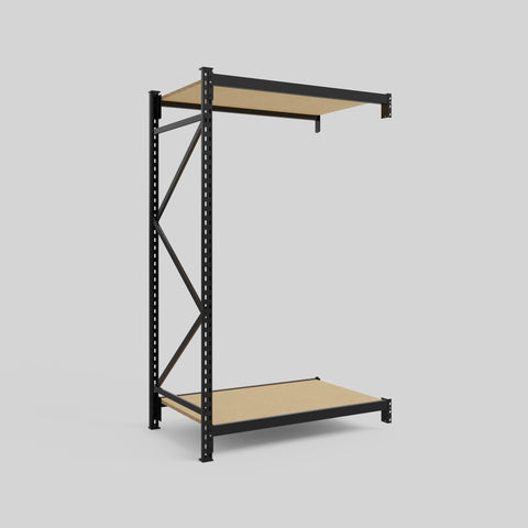 Longspan Metal Shelving - 2100mm High - Add-On Bay - Particleboard Shelf