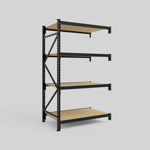 Longspan Metal Shelving - 2100mm High - Add-On Bay - Particleboard Shelf