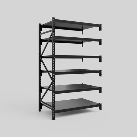 Longspan Metal Shelving - 2100mm High - Add-On Bay - Steel Shelf