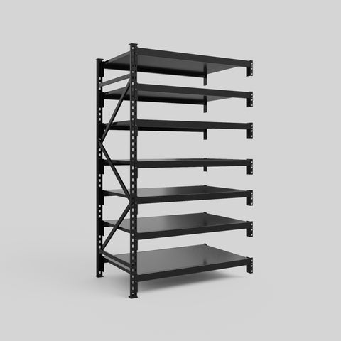 Longspan Metal Shelving - 2100mm High - Add-On Bay - Steel Shelf