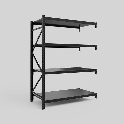 Longspan Metal Shelving - 2100mm High - Add-On Bay - Steel Shelf