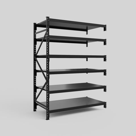 Longspan Metal Shelving - 2100mm High - Add-On Bay - Steel Shelf