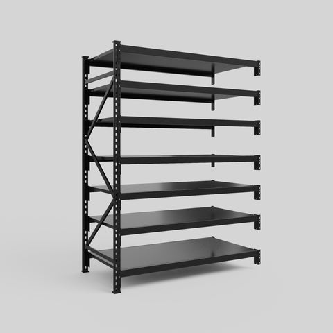 Longspan Metal Shelving - 2100mm High - Add-On Bay - Steel Shelf