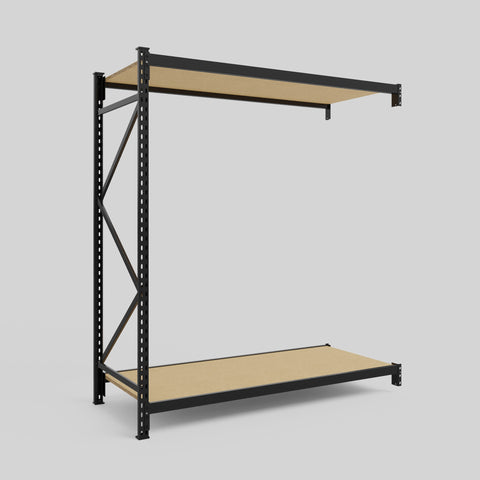 Longspan Metal Shelving - 2100mm High - Add-On Bay - Particleboard Shelf