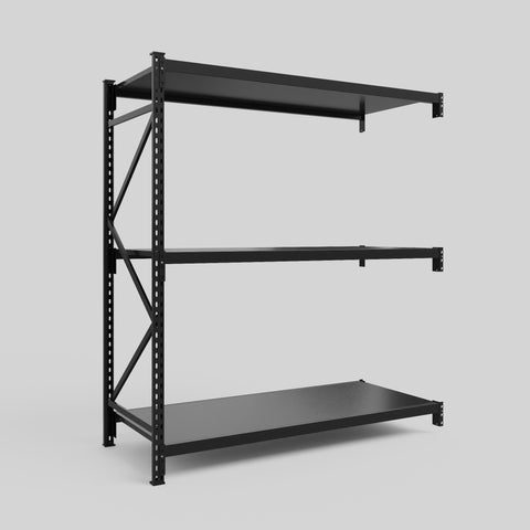 Longspan Metal Shelving - 2100mm High - Add-On Bay - Steel Shelf