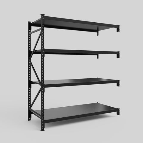 Longspan Metal Shelving - 2100mm High - Add-On Bay - Steel Shelf