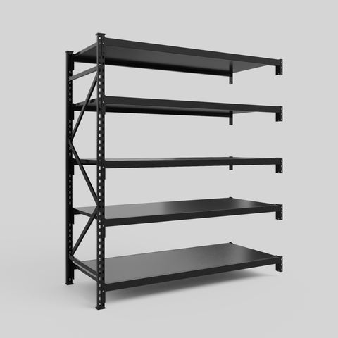 Longspan Metal Shelving - 2100mm High - Add-On Bay - Steel Shelf