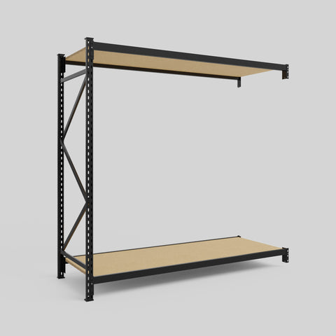 Longspan Metal Shelving - 2100mm High - Add-On Bay - Particleboard Shelf