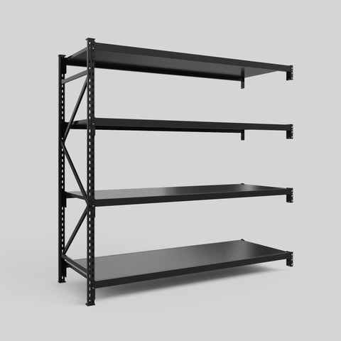 Longspan Metal Shelving - 2100mm High - Add-On Bay - Steel Shelf