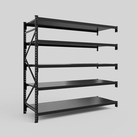 Longspan Metal Shelving - 2100mm High - Add-On Bay - Steel Shelf