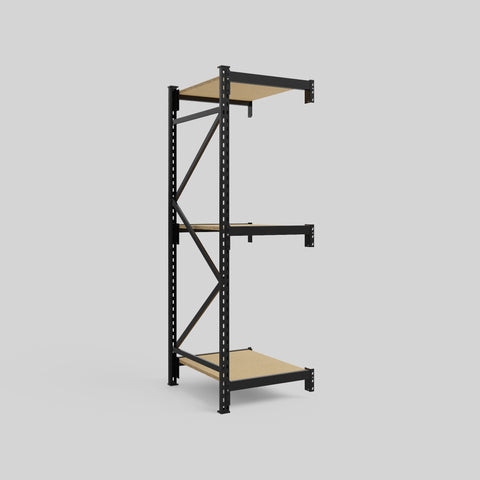Longspan Metal Shelving - 2100mm High - Add-On Bay - Particleboard Shelf