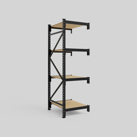 Longspan Metal Shelving - 2100mm High - Add-On Bay - Particleboard Shelf