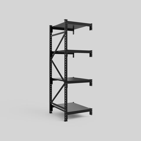 Longspan Metal Shelving - 2100mm High - Add-On Bay - Steel Shelf