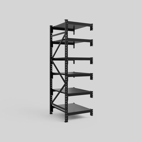Longspan Metal Shelving - 2100mm High - Add-On Bay - Steel Shelf