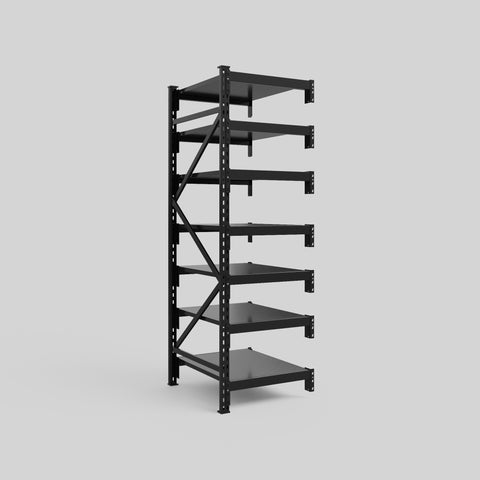 Longspan Metal Shelving - 2100mm High - Add-On Bay - Steel Shelf