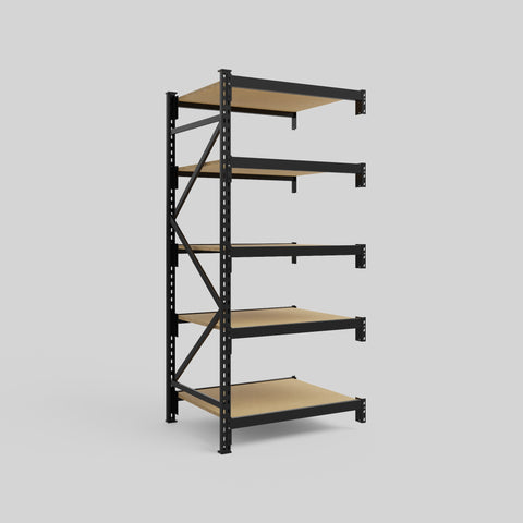 Longspan Metal Shelving - 2100mm High - Add-On Bay - Particleboard Shelf