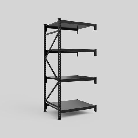 Longspan Metal Shelving - 2100mm High - Add-On Bay - Steel Shelf