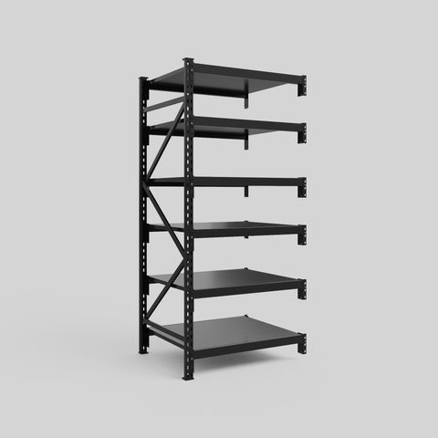 Longspan Metal Shelving - 2100mm High - Add-On Bay - Steel Shelf