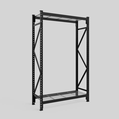 Longspan Metal Shelving - 2100mm High - Full Bay - Mesh Shelf