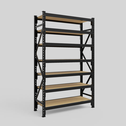 Longspan Metal Shelving - 2100mm High - Full Bay - Particleboard Shelf