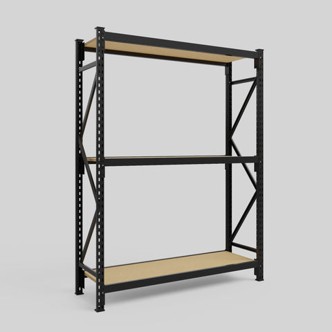 Longspan Metal Shelving - 2100mm High - Full Bay - Particleboard Shelf