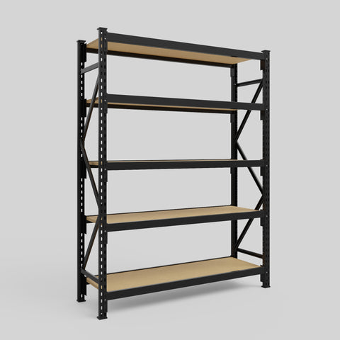 Longspan Metal Shelving - 2100mm High - Full Bay - Particleboard Shelf