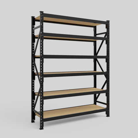 Longspan Metal Shelving - 2100mm High - Full Bay - Particleboard Shelf