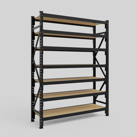 Longspan Metal Shelving - 2100mm High - Full Bay - Particleboard Shelf