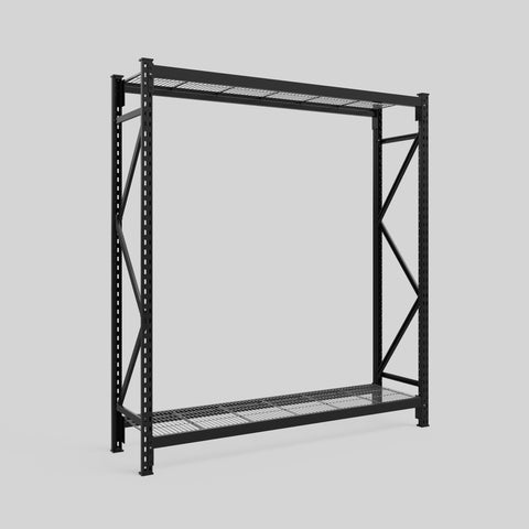 Longspan Metal Shelving - 2100mm High - Full Bay - Mesh Shelf