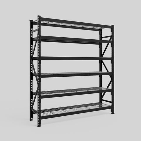 Longspan Metal Shelving - 2100mm High - Full Bay - Mesh Shelf