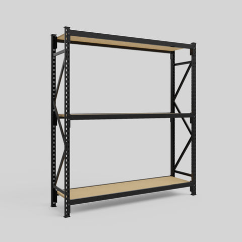 Longspan Metal Shelving - 2100mm High - Full Bay - Particleboard Shelf
